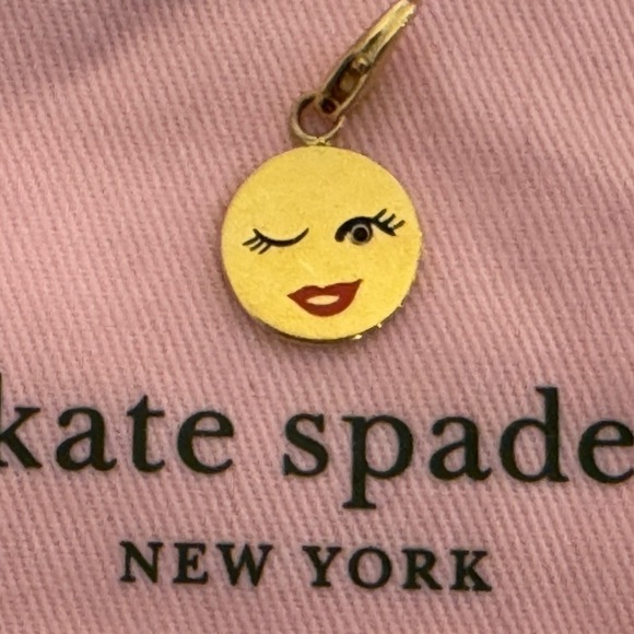KATE SPADE Emoji Saucy 12 KT Charm (No Bracelet) - Picture 3 of 5